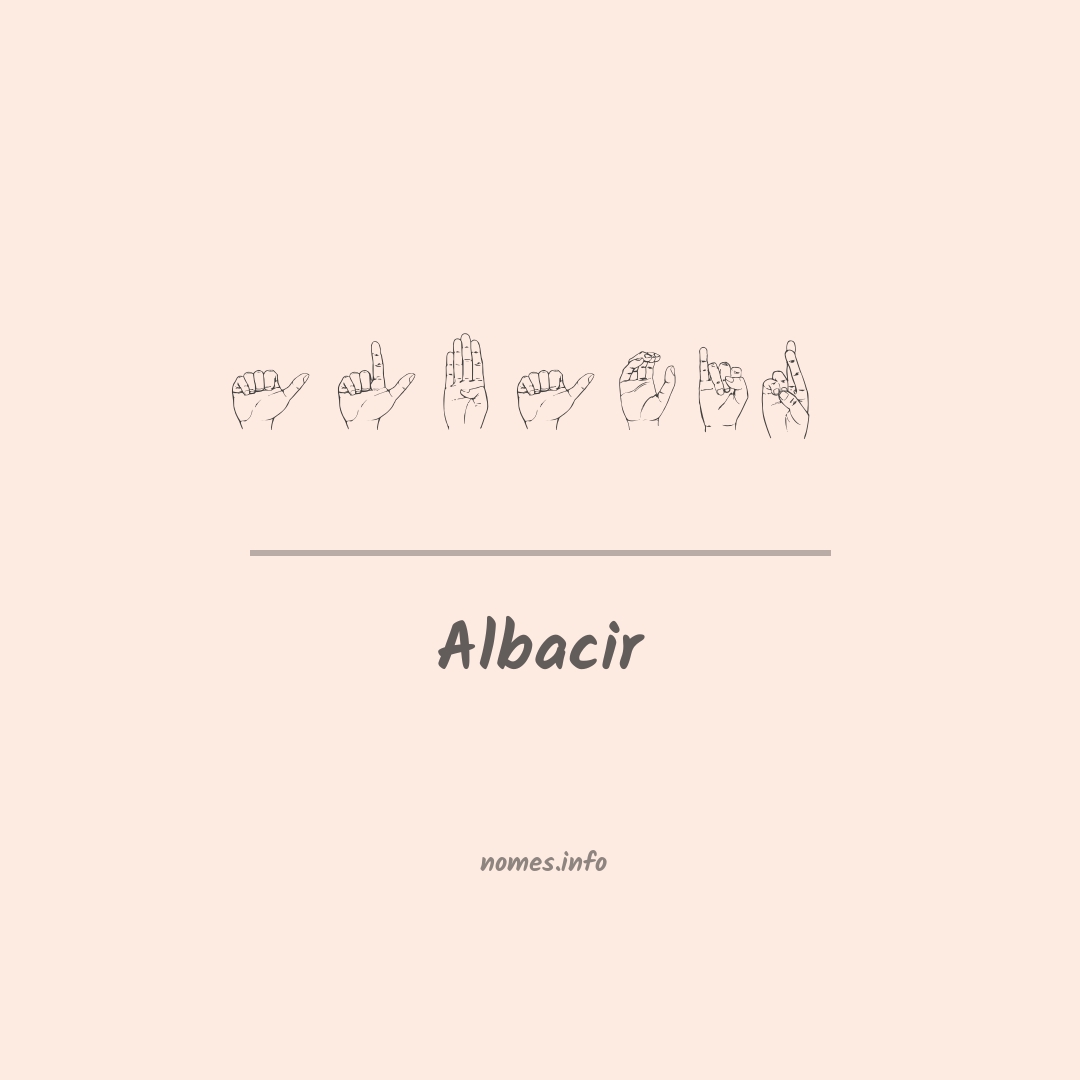 Albacir em Libras
