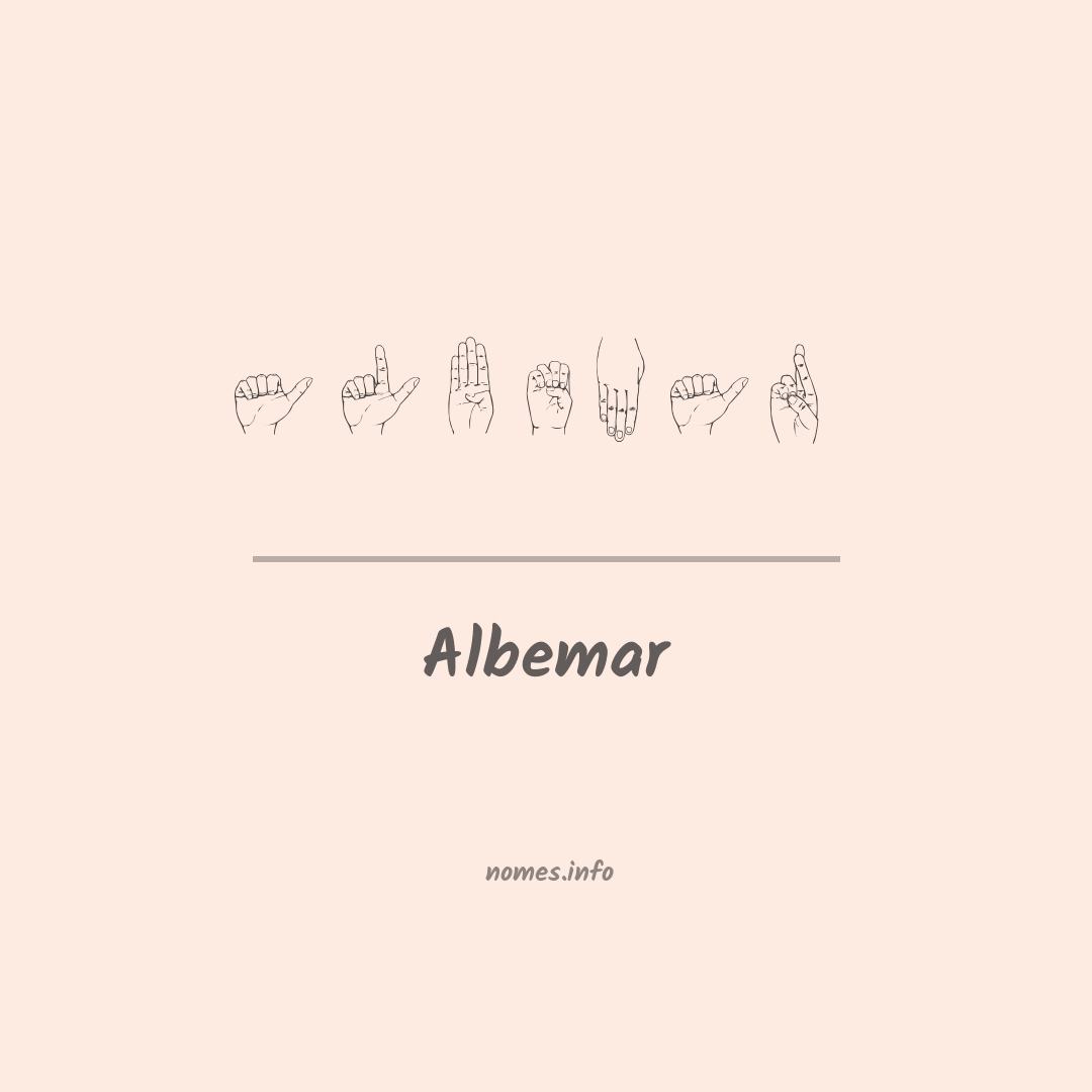 Albemar em Libras