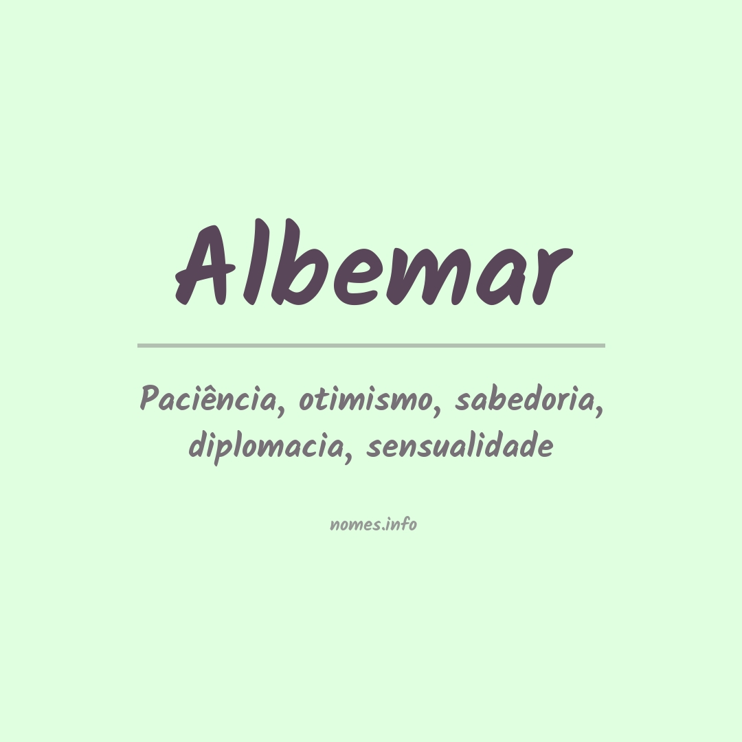 Significado do nome Albemar