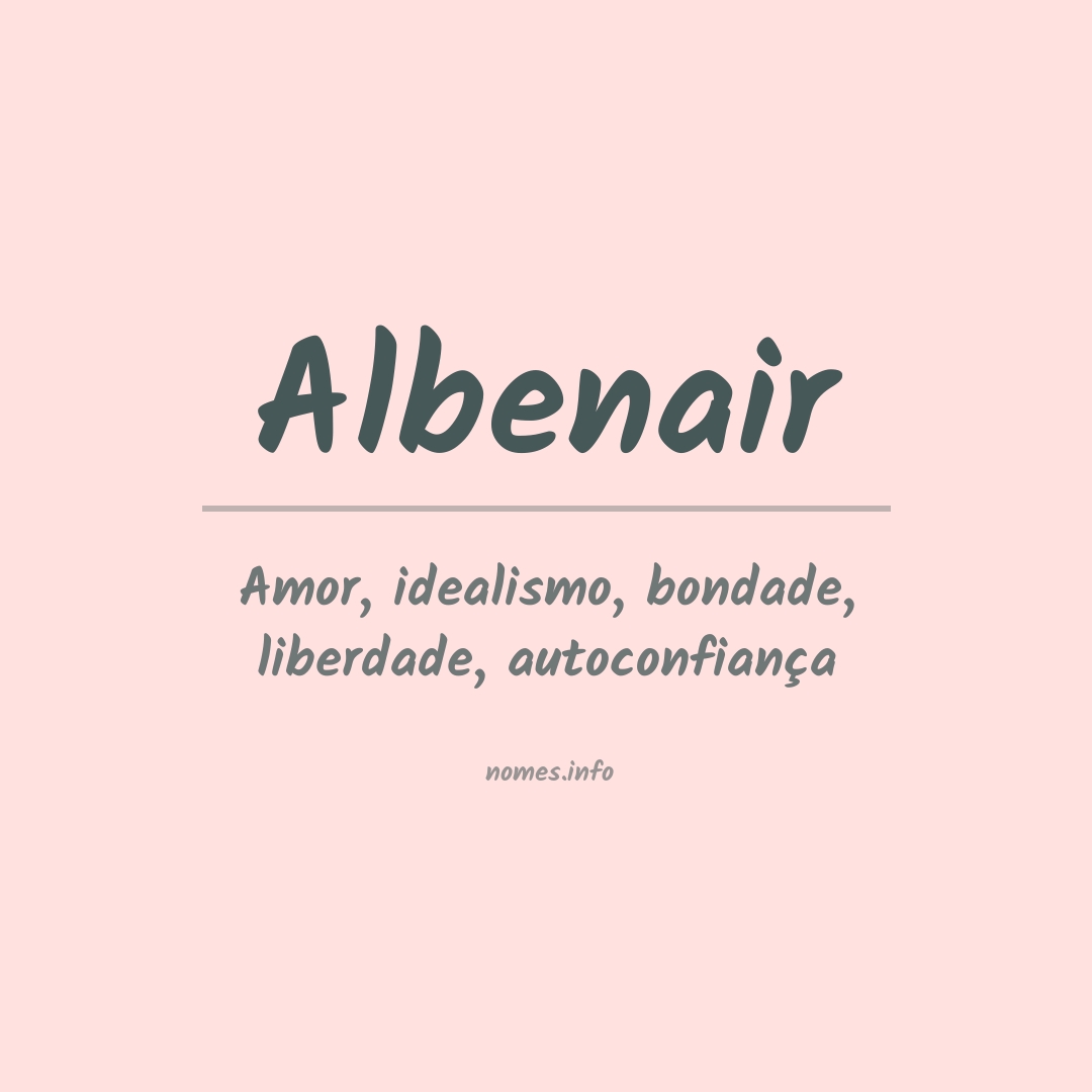 Significado do nome Albenair