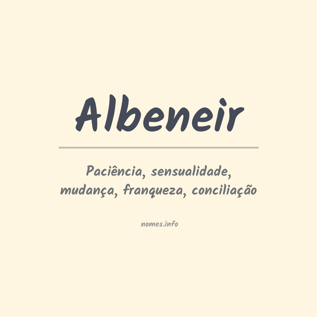 Significado do nome Albeneir