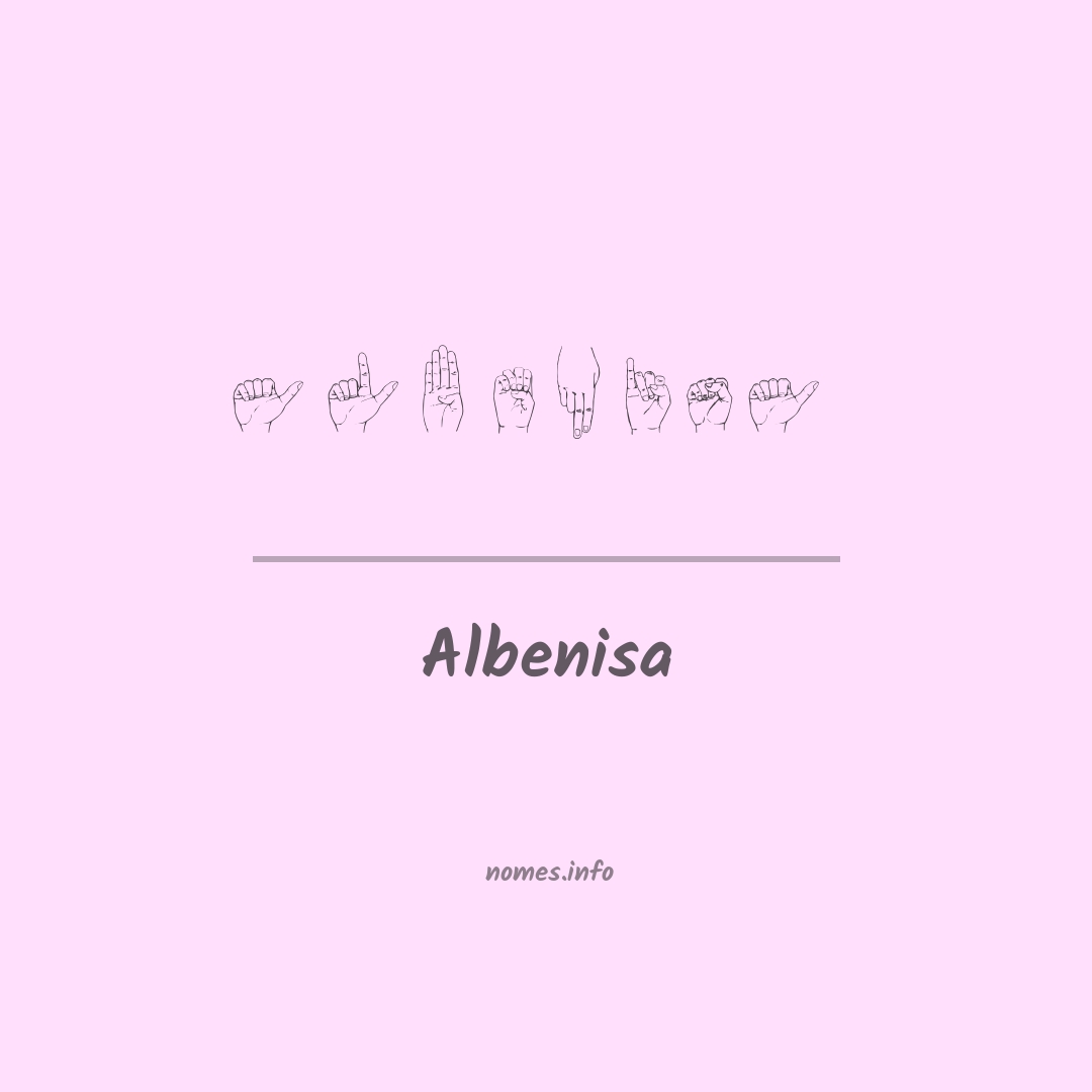 Albenisa em Libras