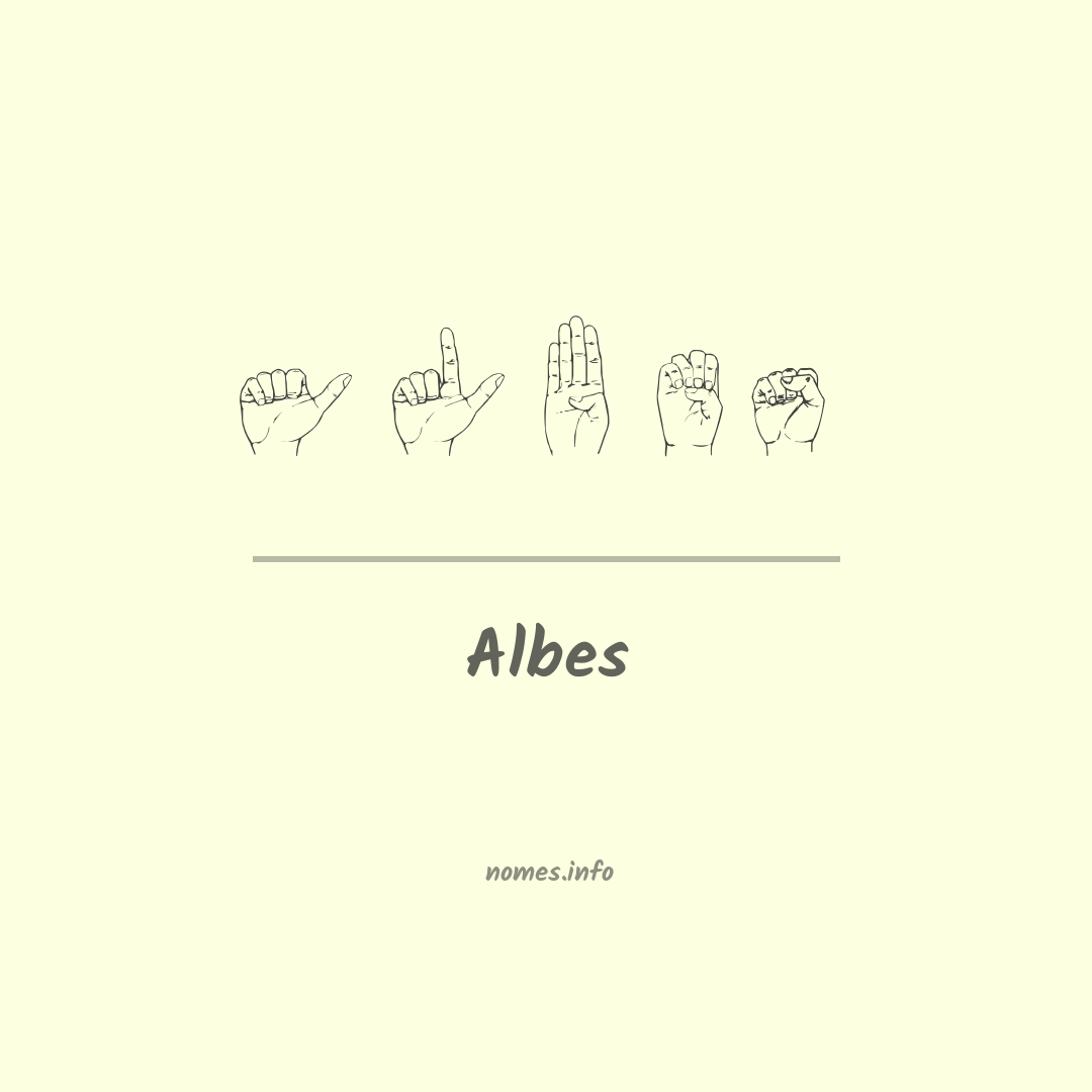 Albes em Libras