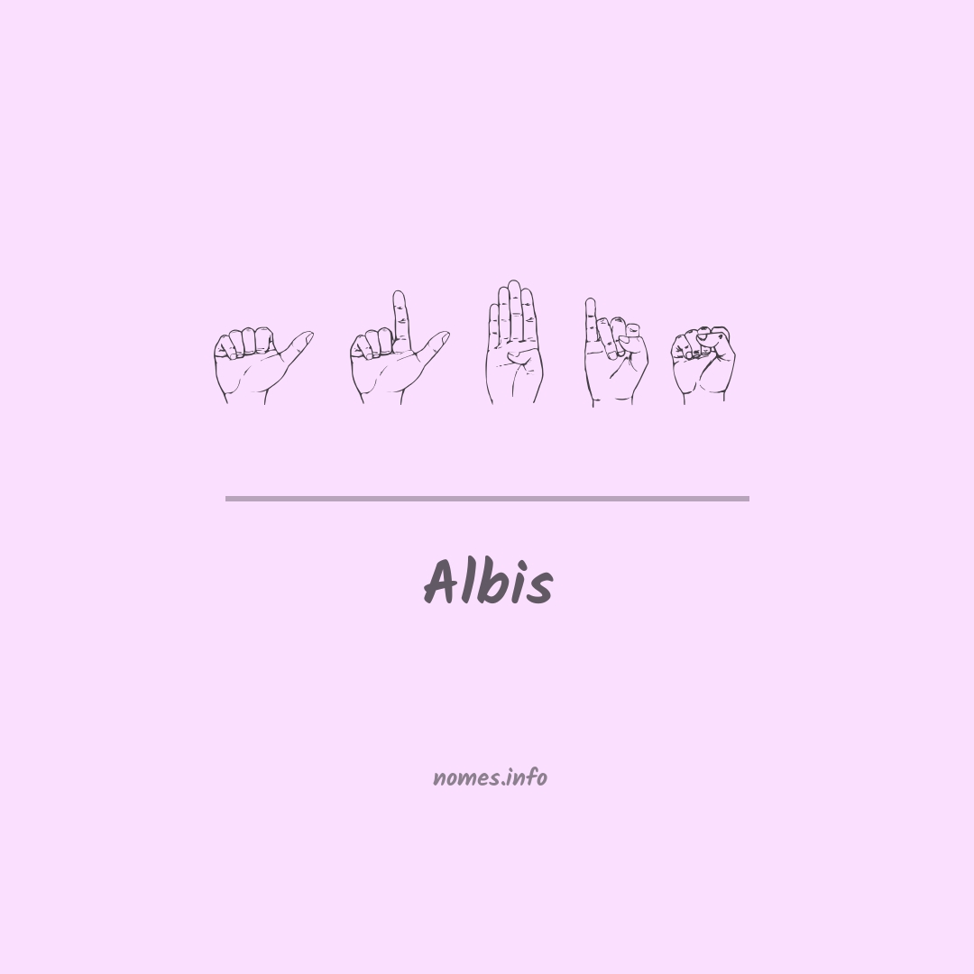 Albis em Libras