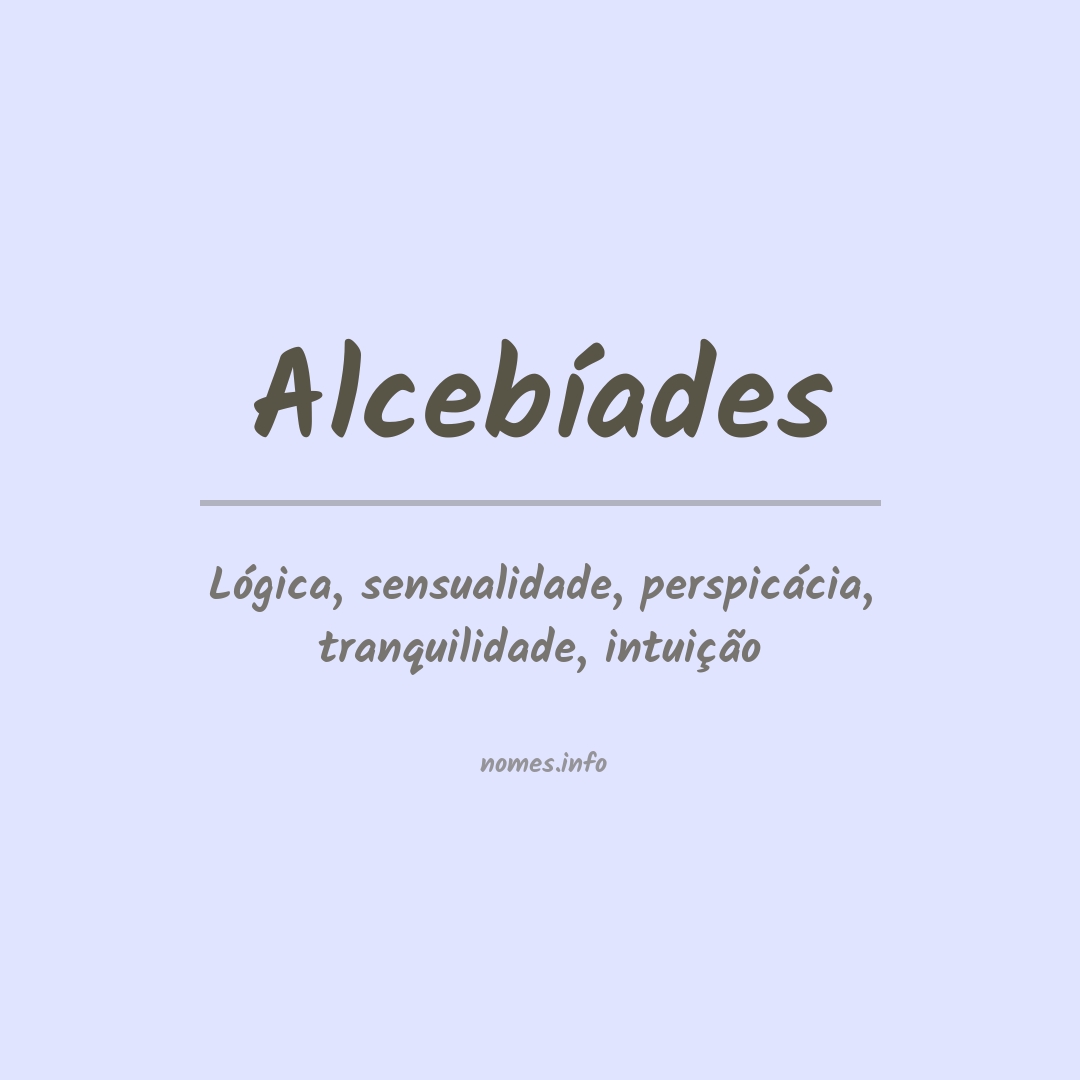 Significado do nome Alcebíades