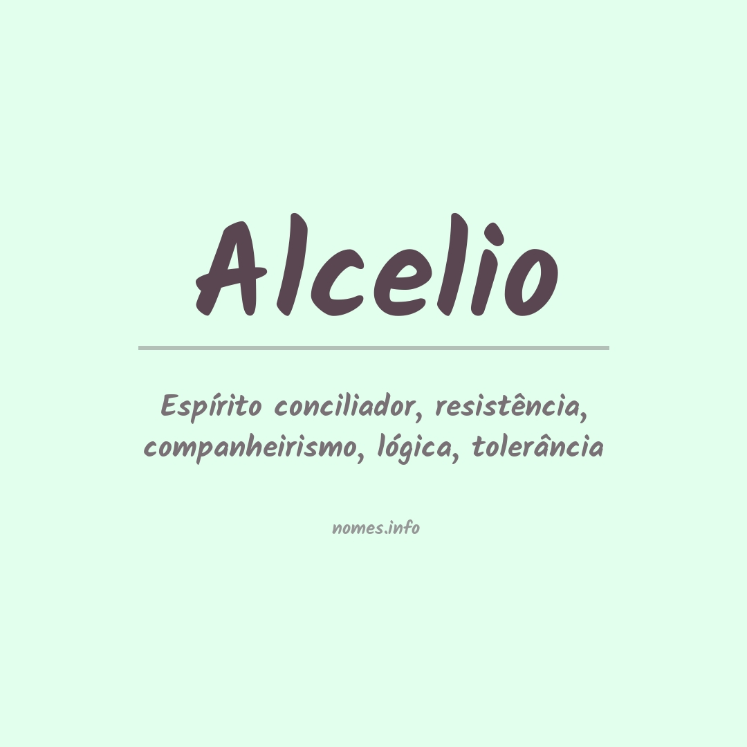 Significado do nome Alcelio
