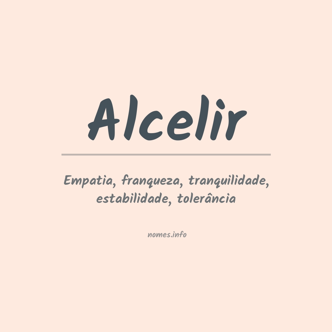 Significado do nome Alcelir