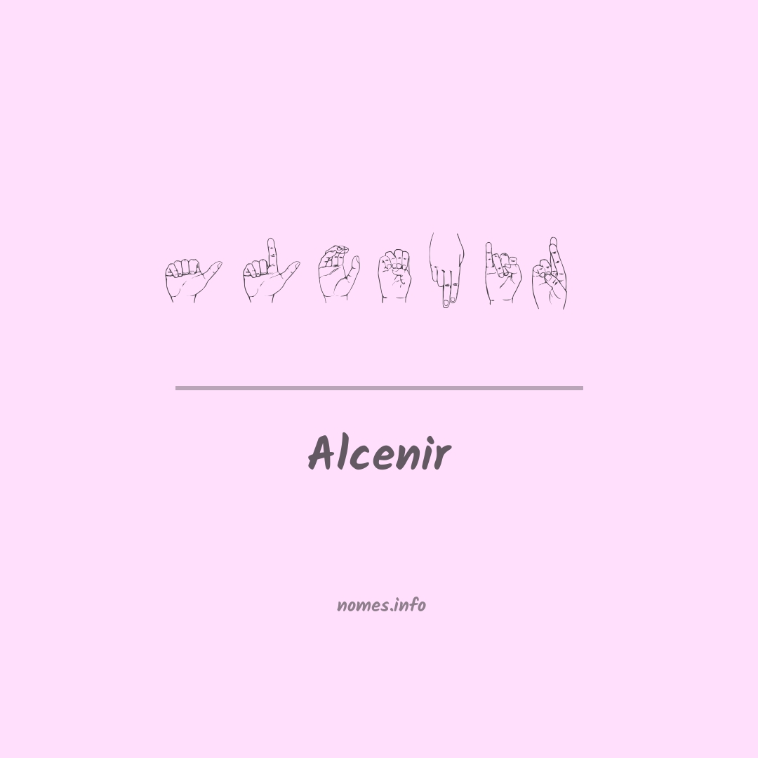Alcenir em Libras