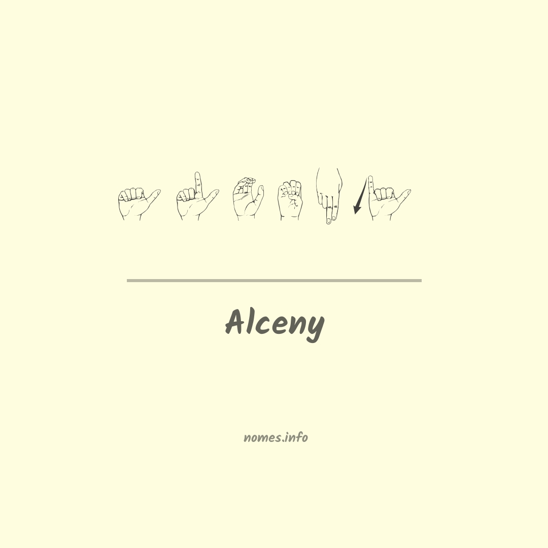 Alceny em Libras