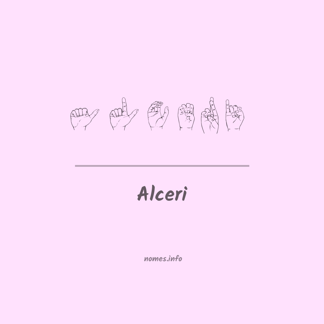 Alceri em Libras