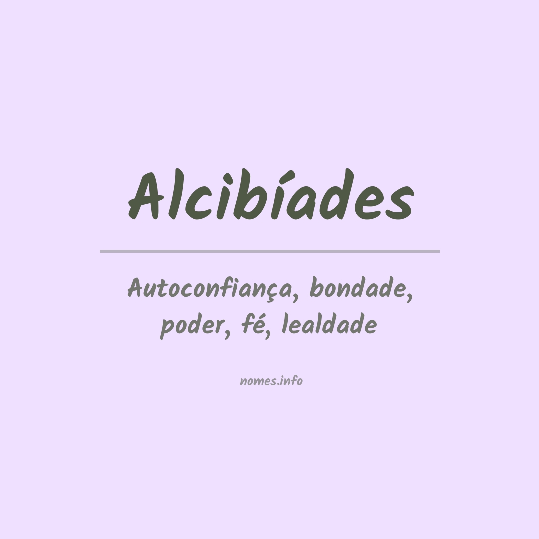 Significado do nome Alcibíades