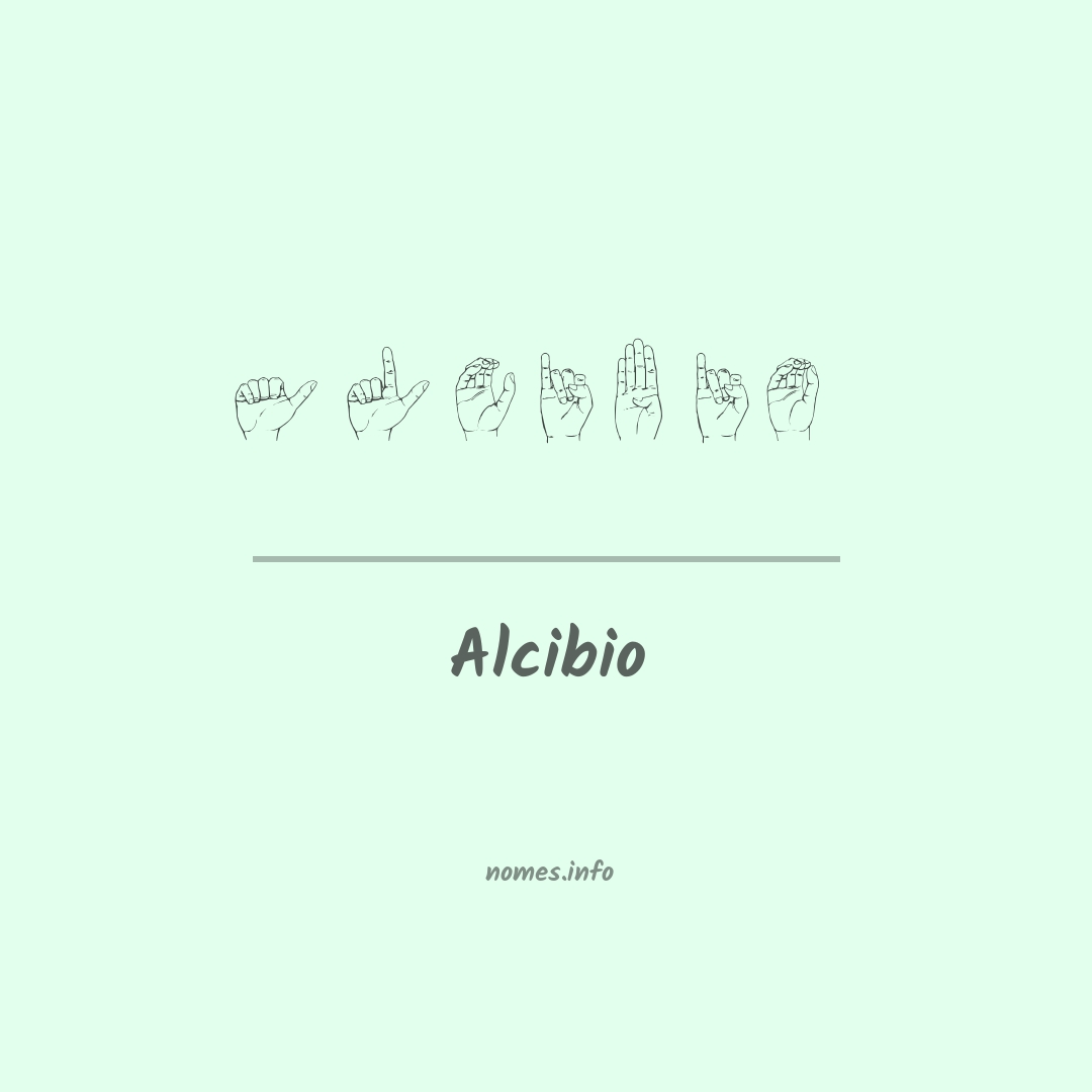 Alcibio em Libras