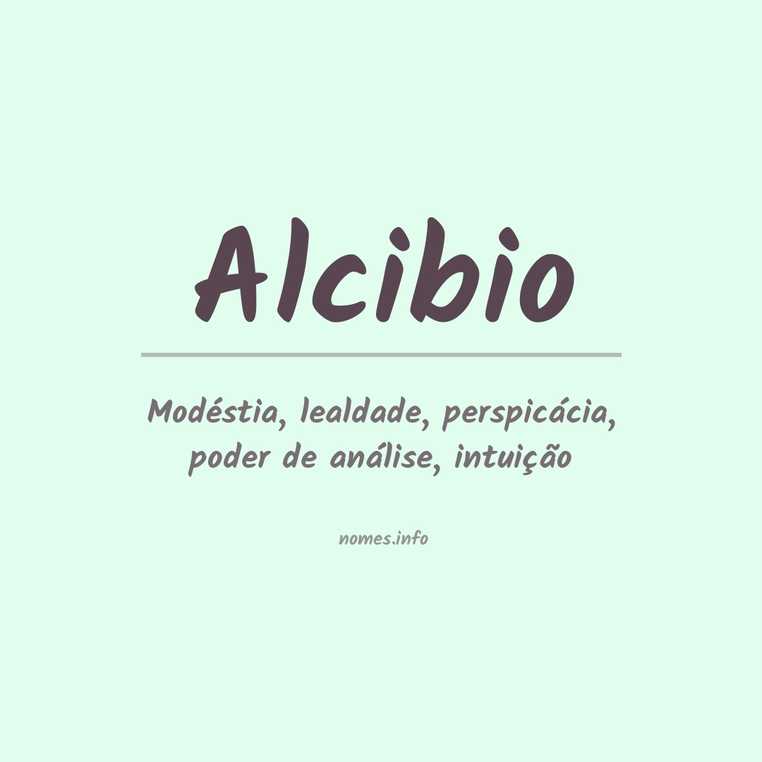 Significado do nome Alcibio