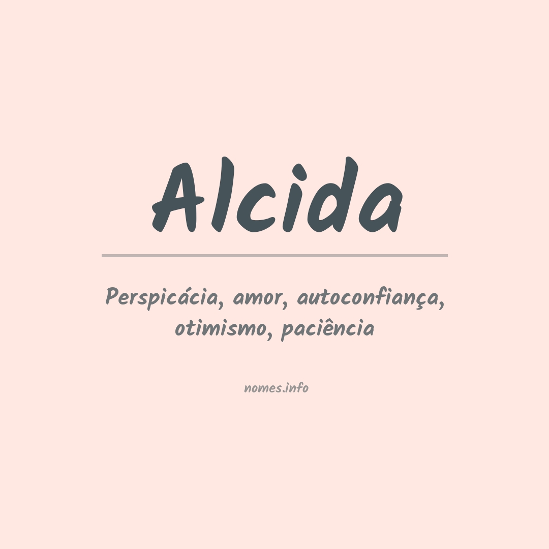 Significado do nome Alcida