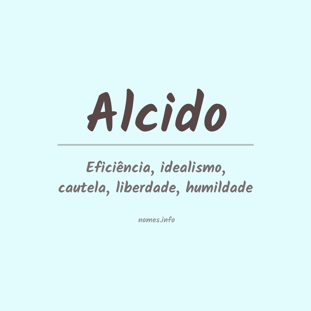 Significado do nome Alcido