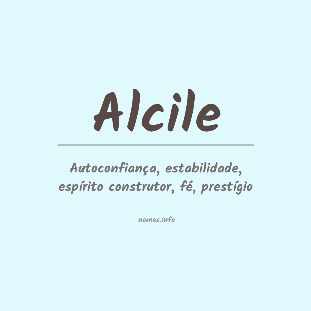 Significado do nome Alcile