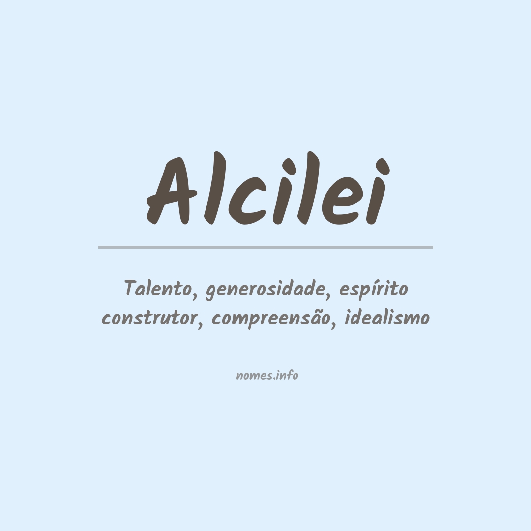 Significado do nome Alcilei