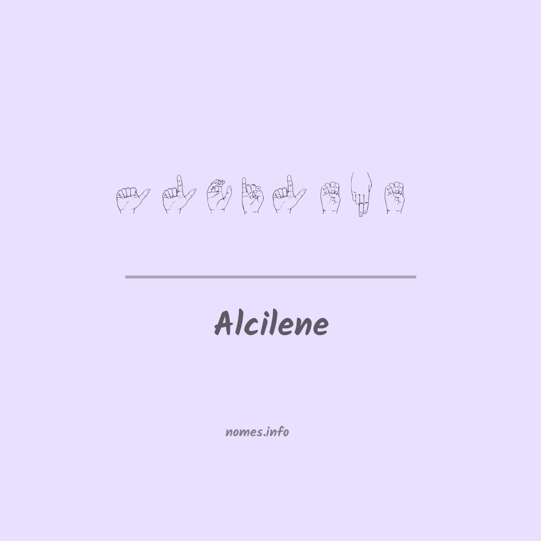Alcilene em Libras