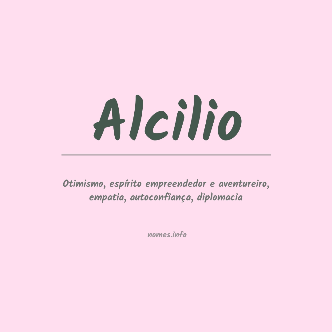 Significado do nome Alcilio