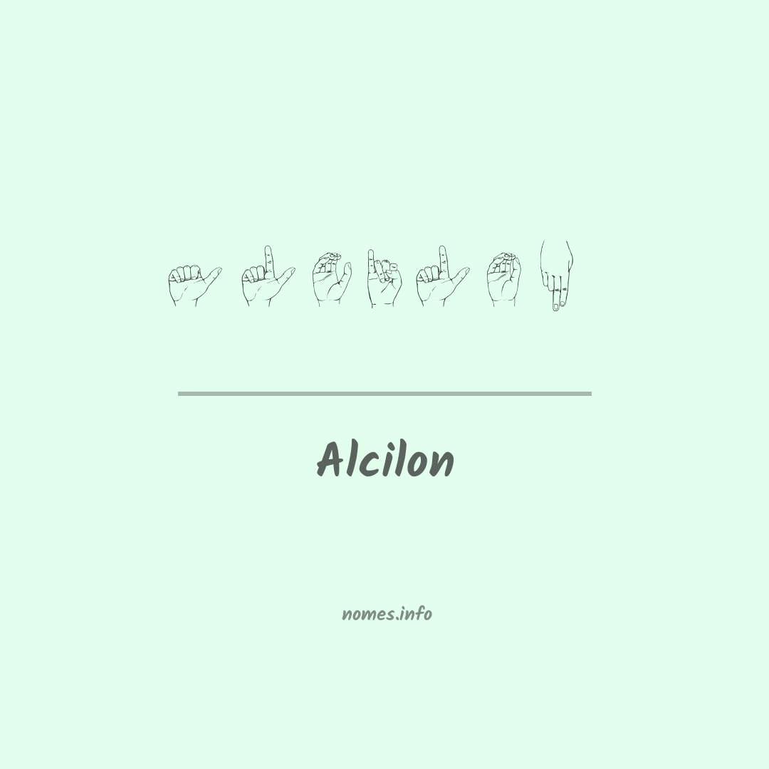Alcilon em Libras