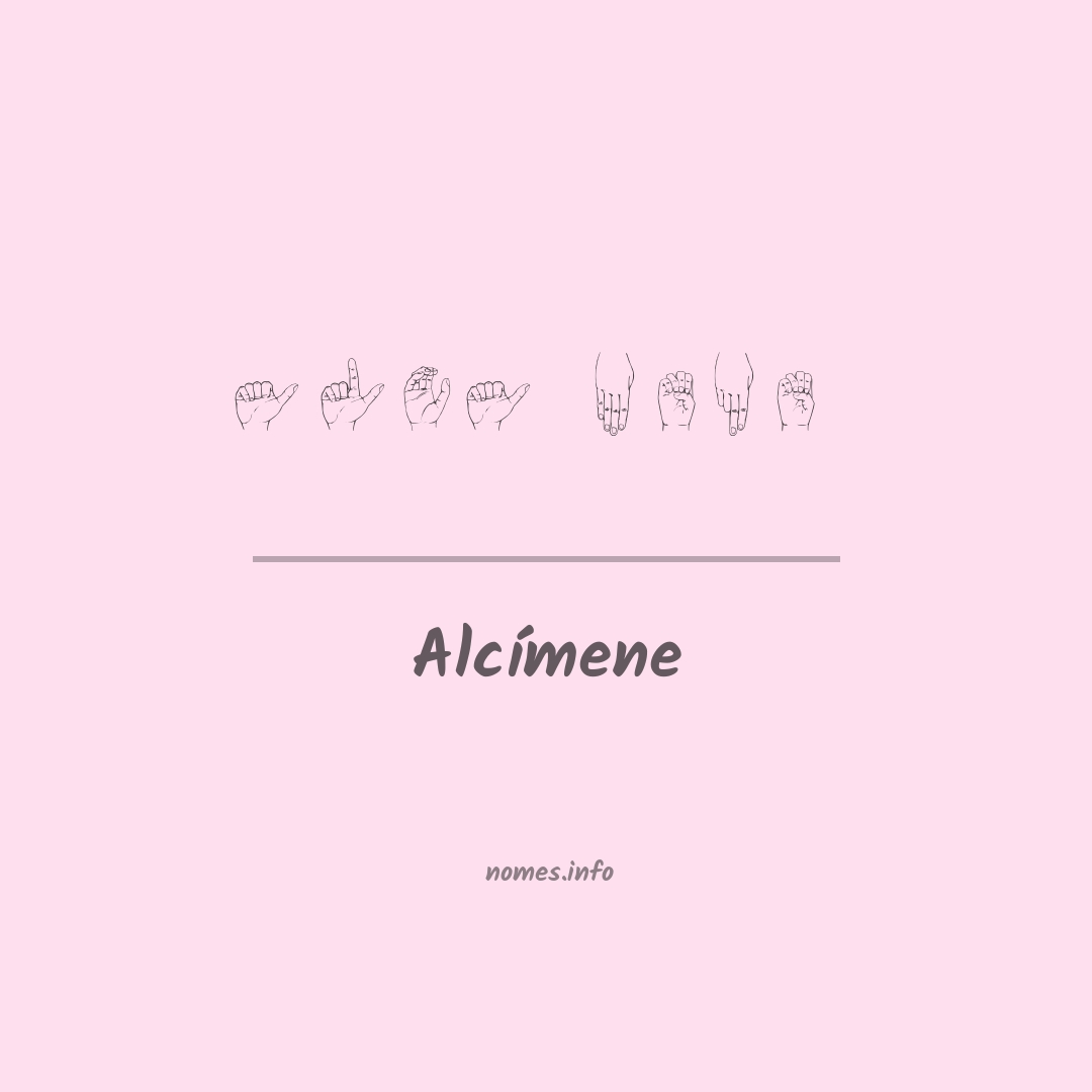 Alcímene em Libras