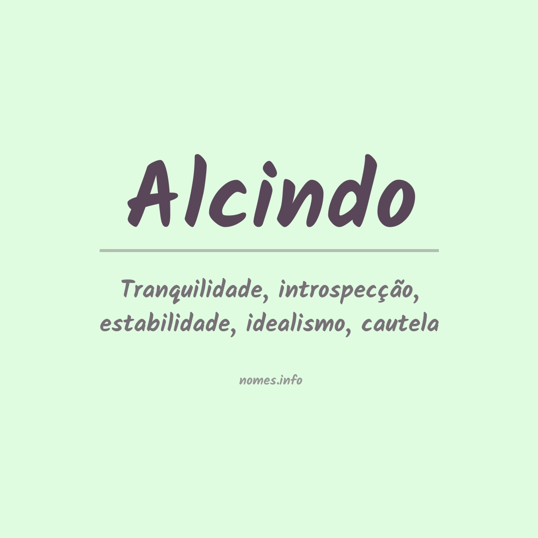 Significado do nome Alcindo