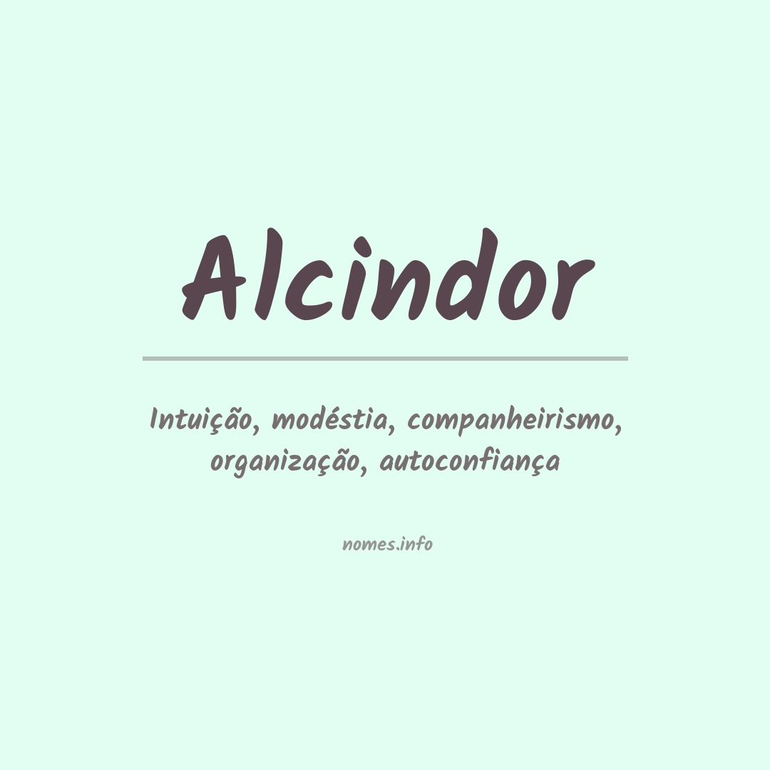 Significado do nome Alcindor