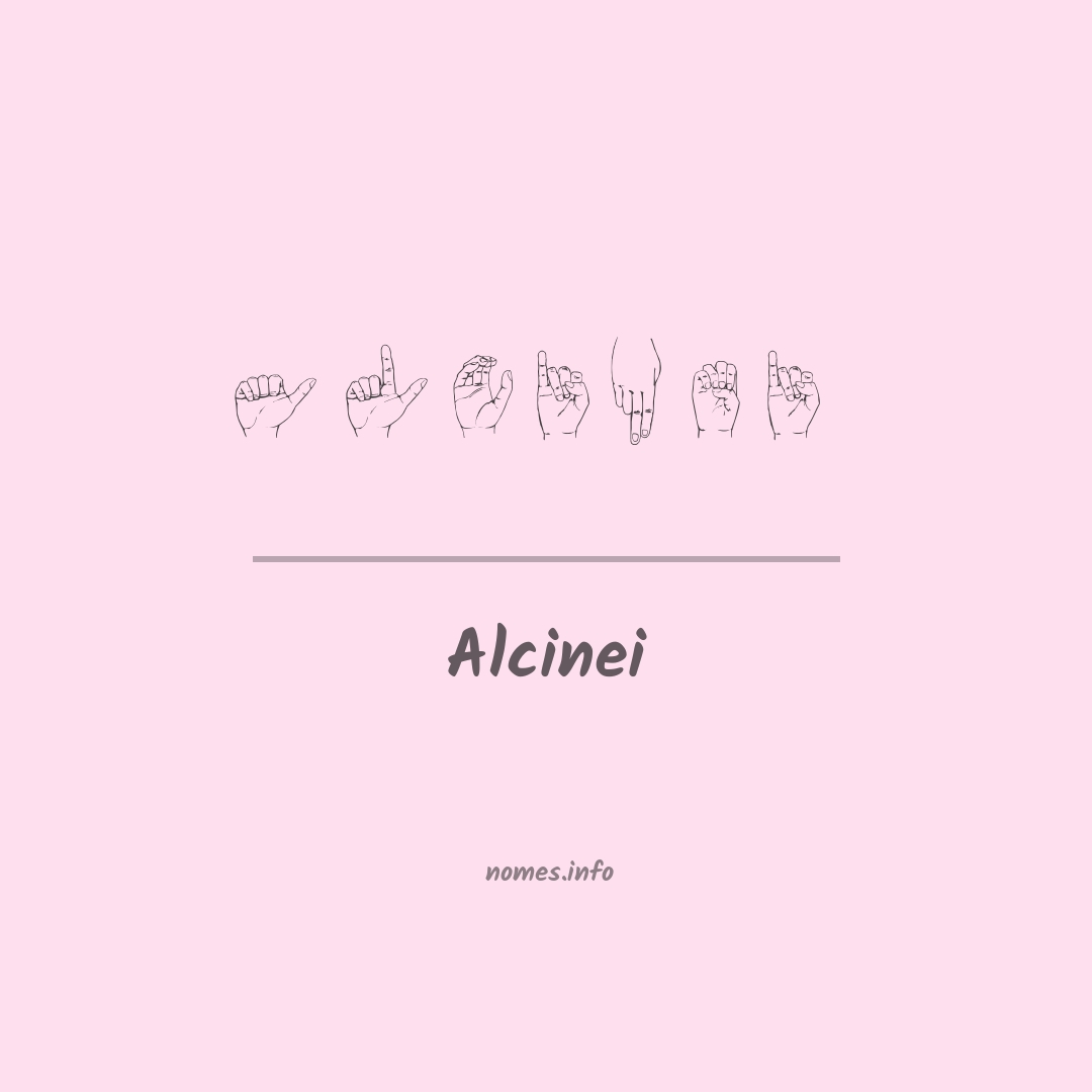 Alcinei em Libras