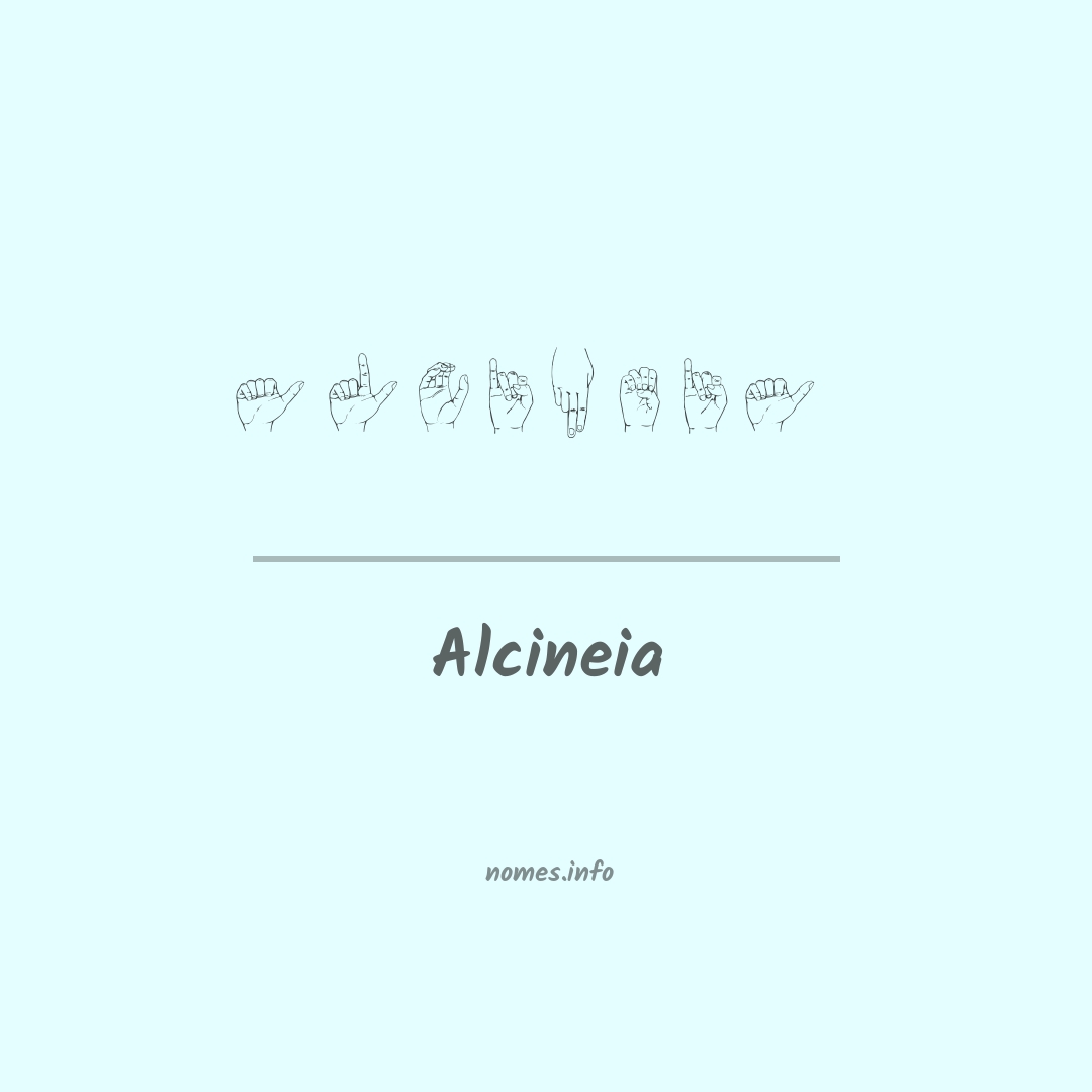 Alcineia em Libras