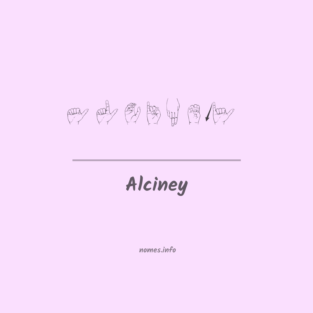 Alciney em Libras