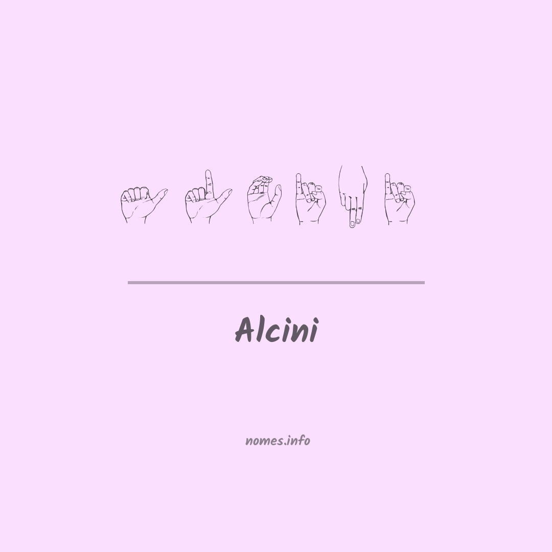 Alcini em Libras