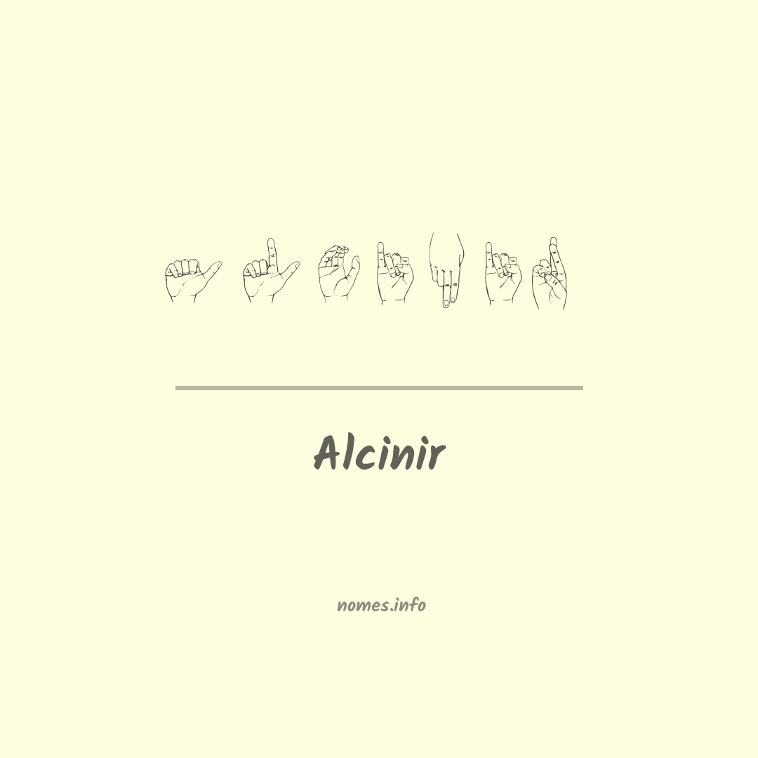 Alcinir em Libras