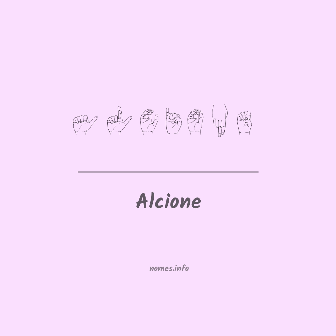 Alcione em Libras