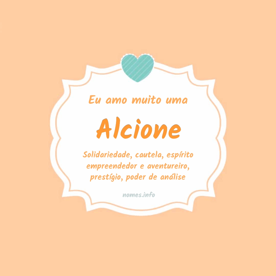 Eu amo muito Alcione