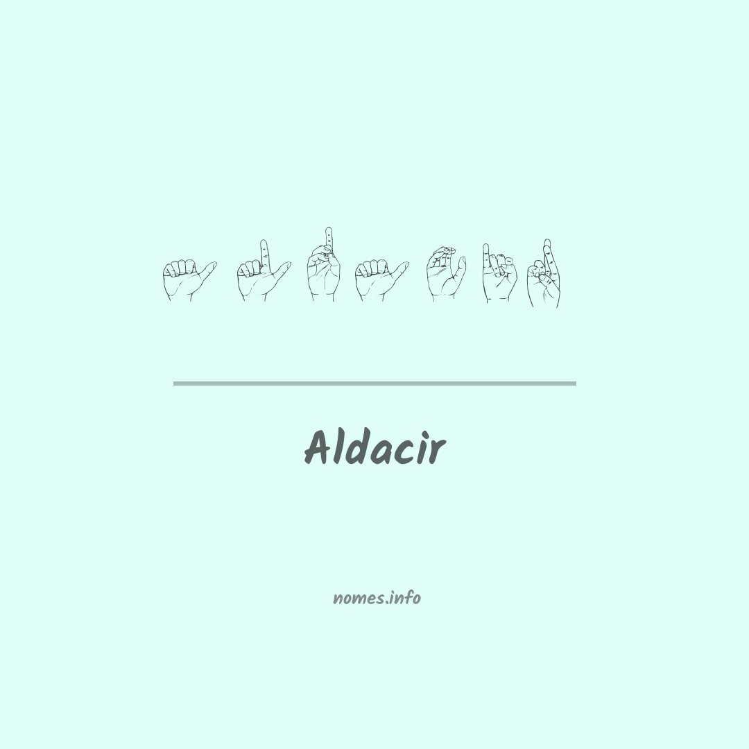 Aldacir em Libras