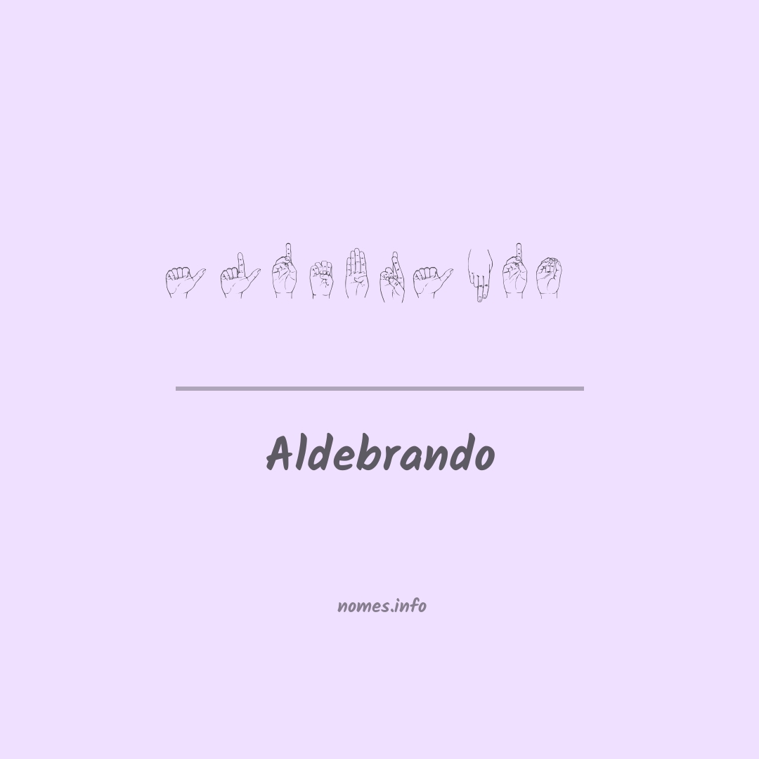 Aldebrando em Libras