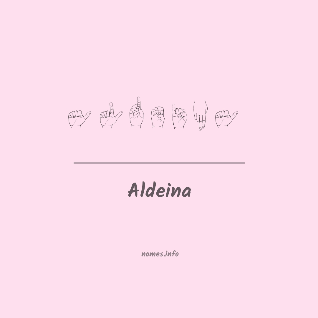 Aldeina em Libras Aldeina em Libras