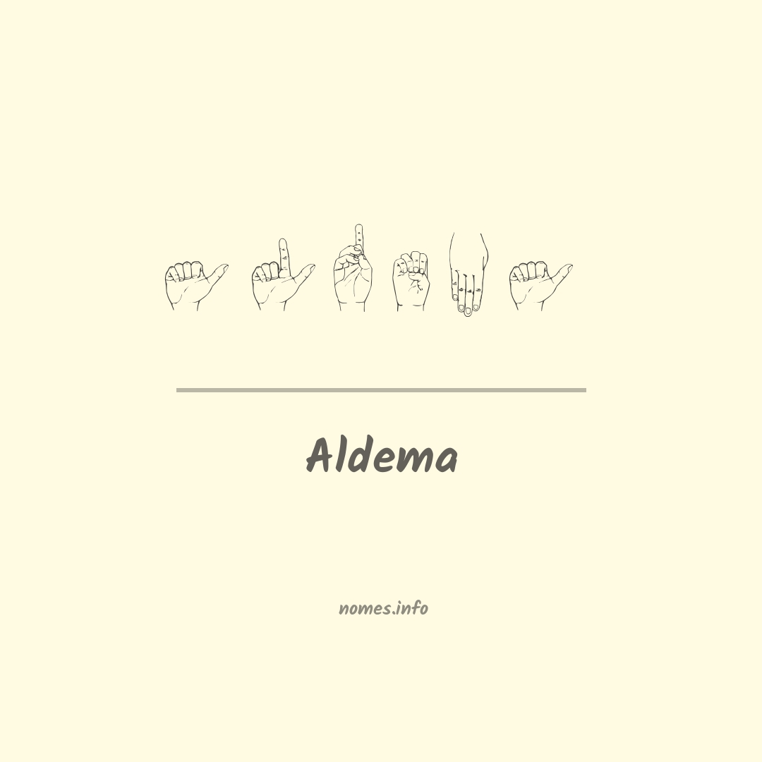 Aldema em Libras