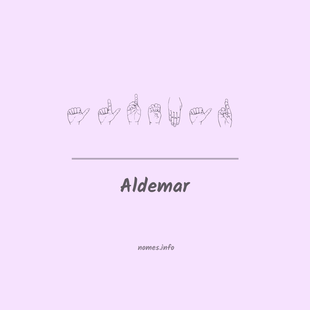 Aldemar em Libras