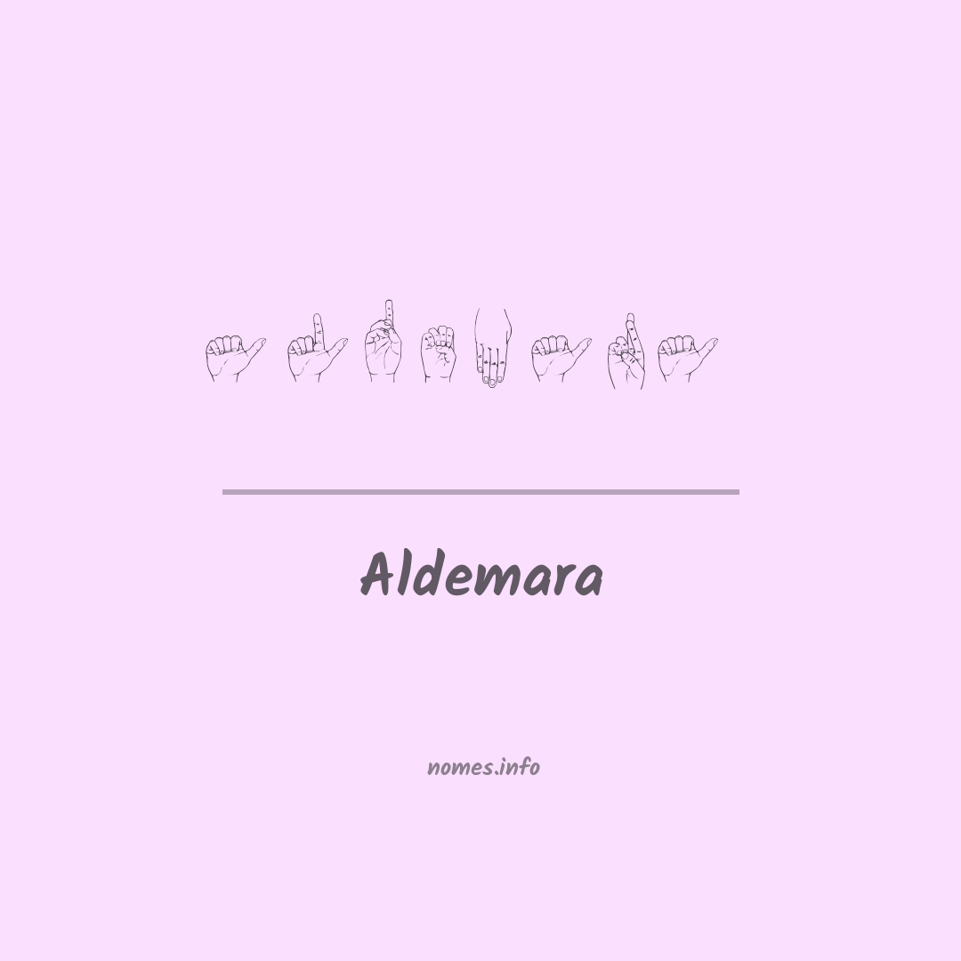 Aldemara em Libras