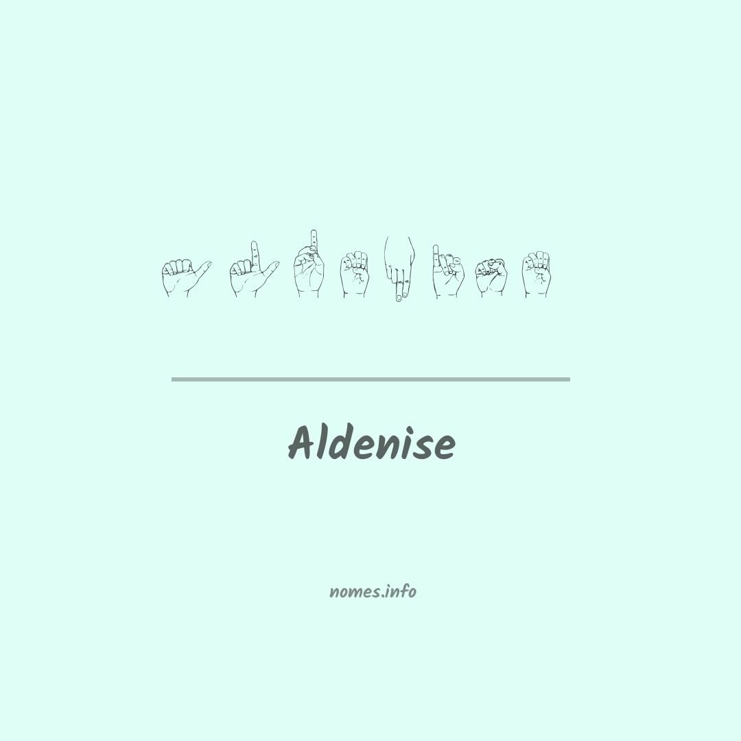 Aldenise em Libras