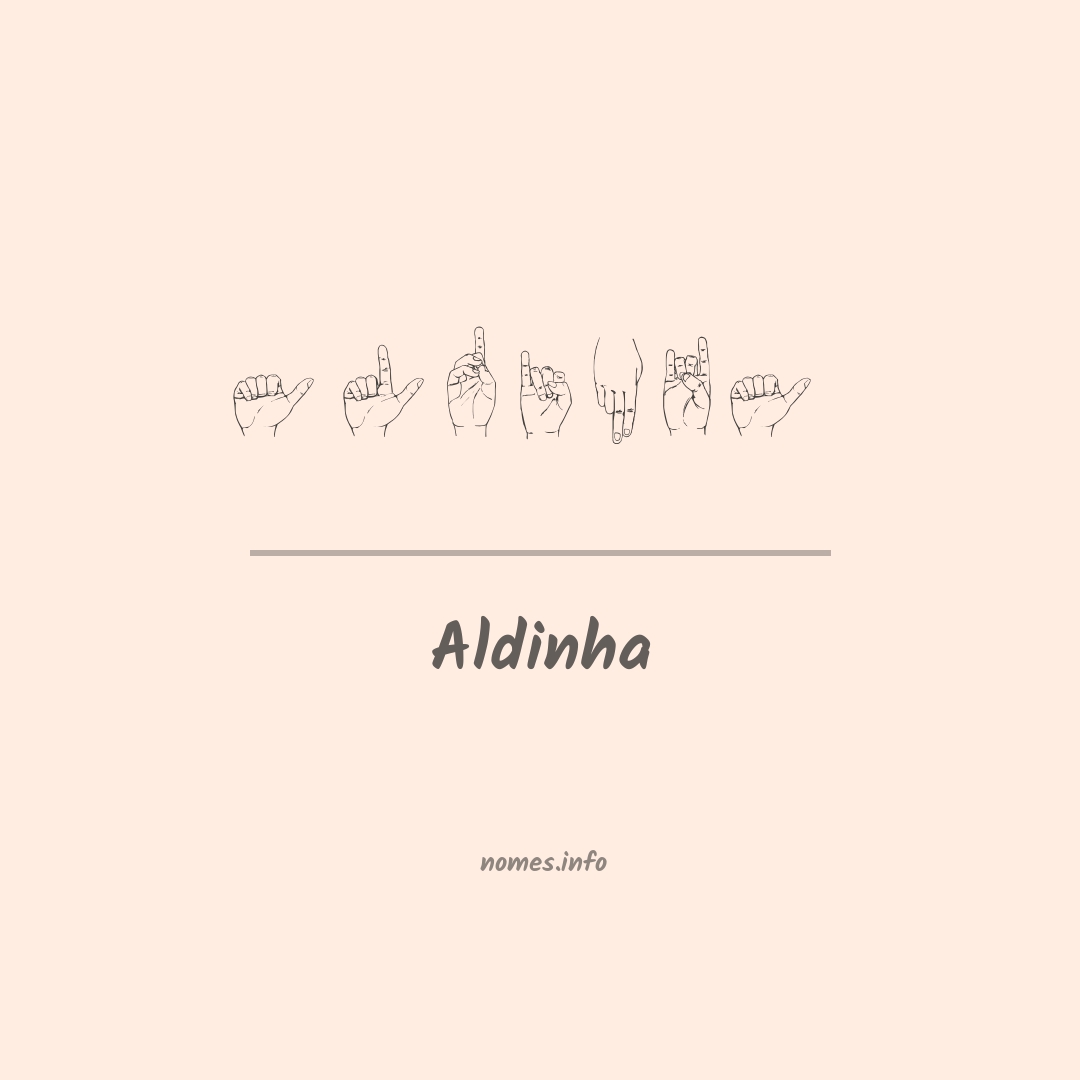 Aldinha em Libras Aldinha em Libras