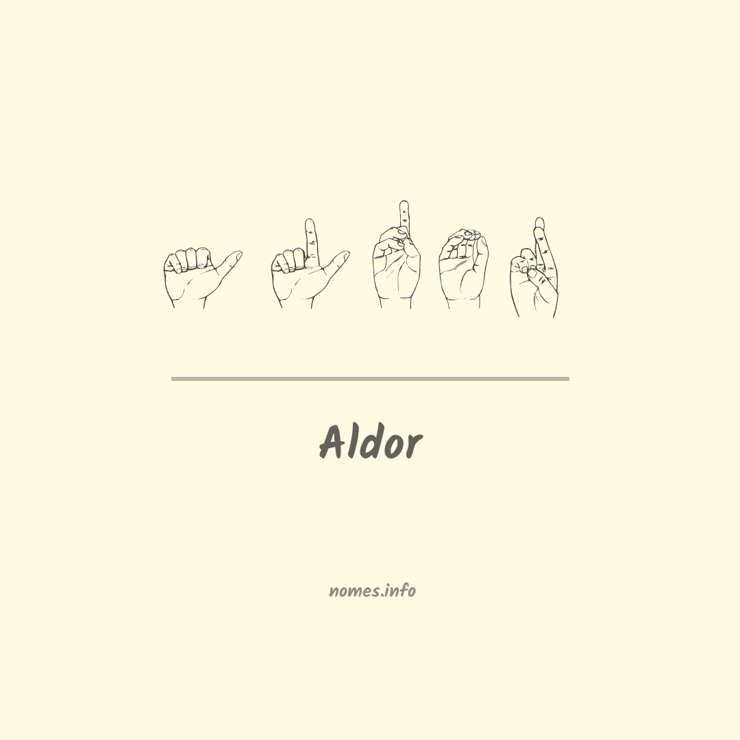 Aldor em Libras