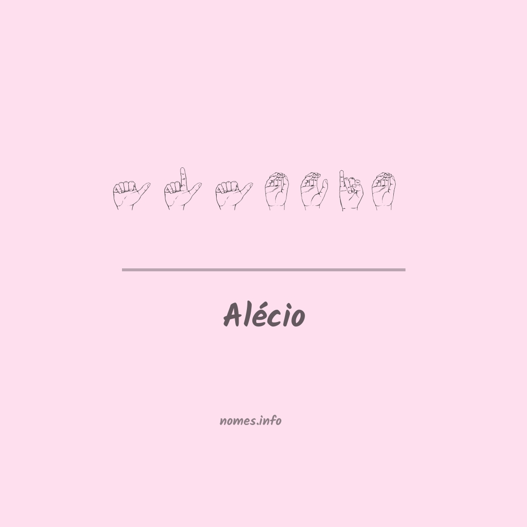 Alécio em Libras