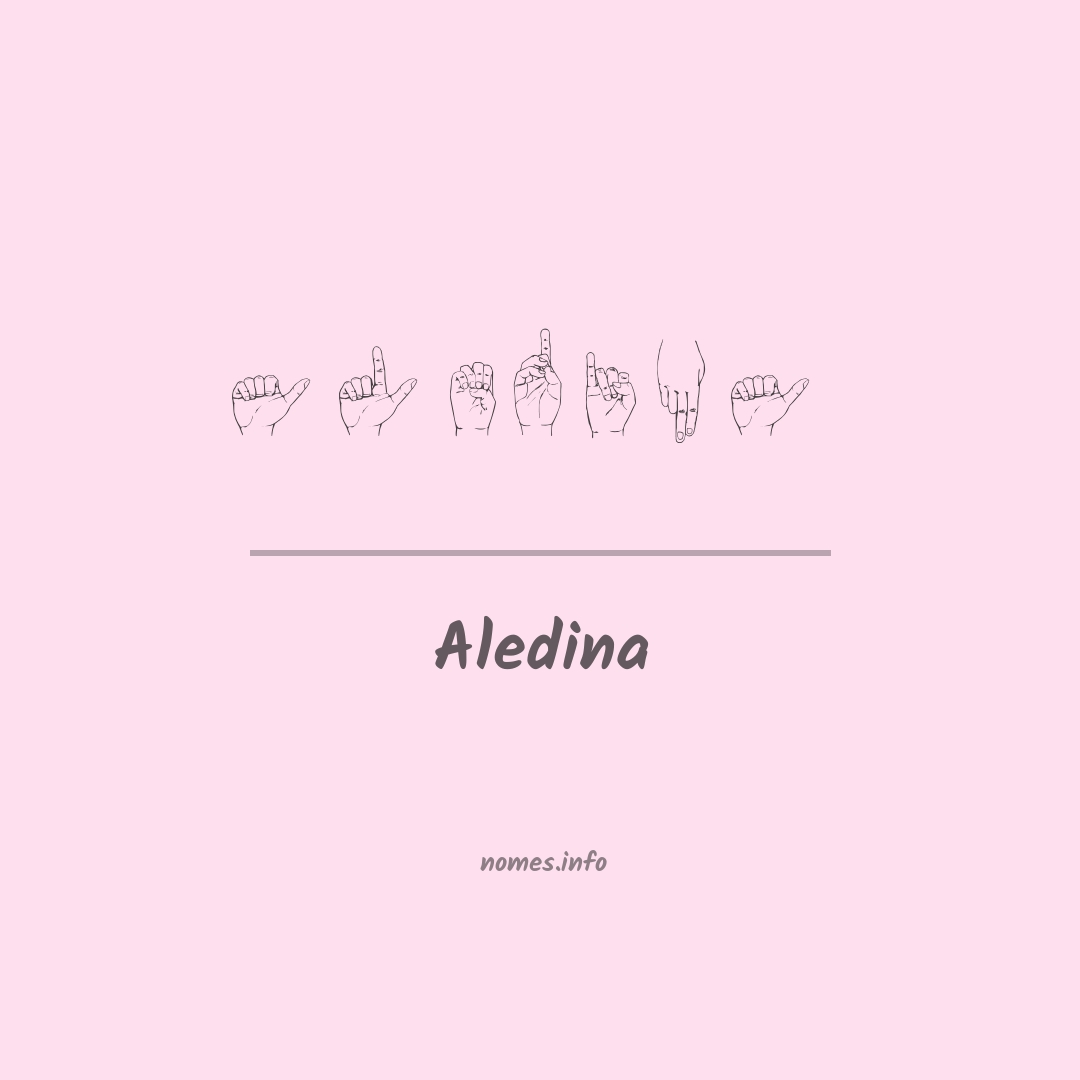 Aledina em Libras