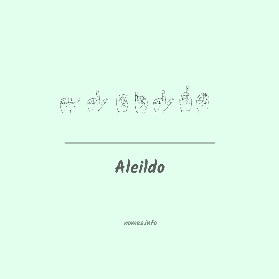 Aleildo em Libras