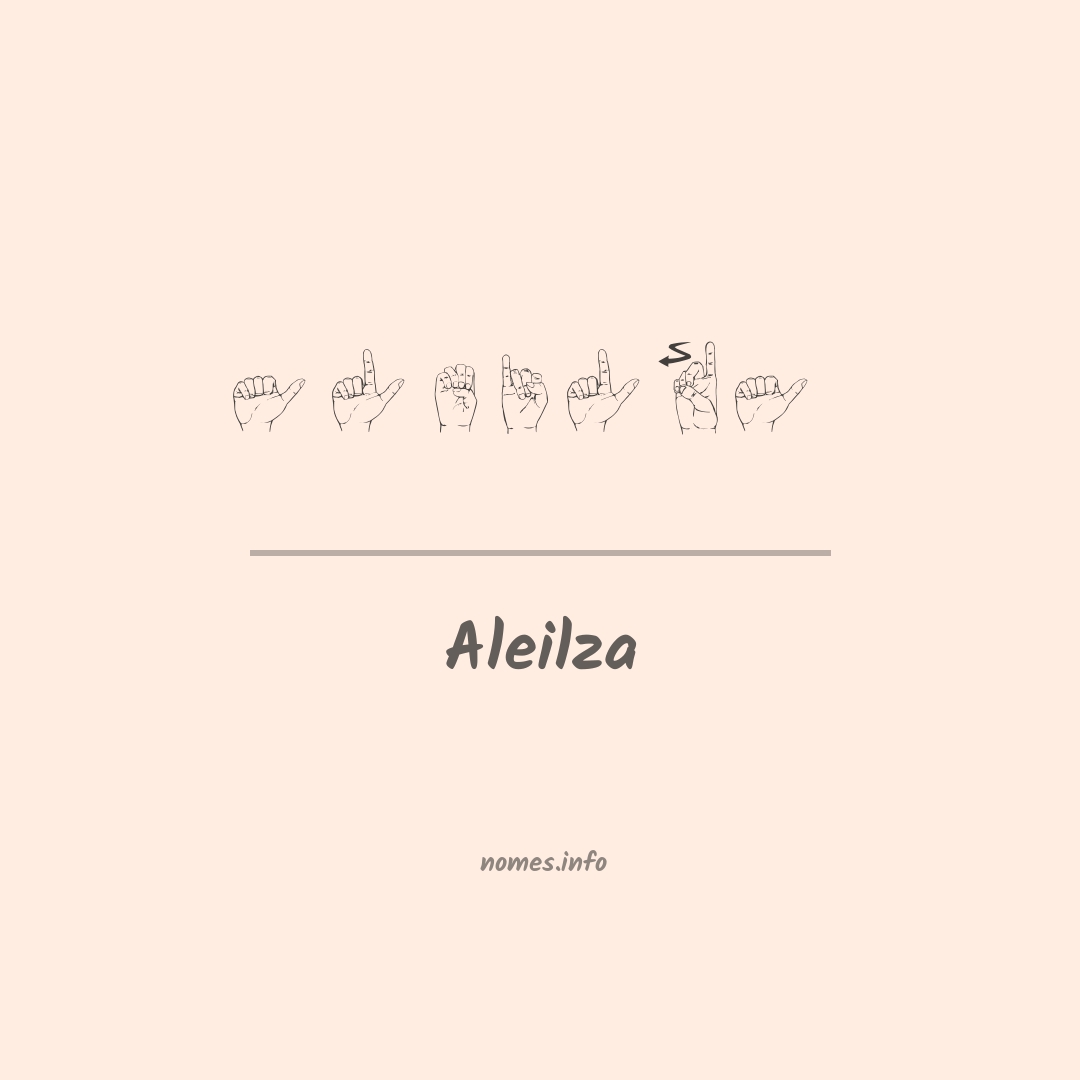 Aleilza em Libras