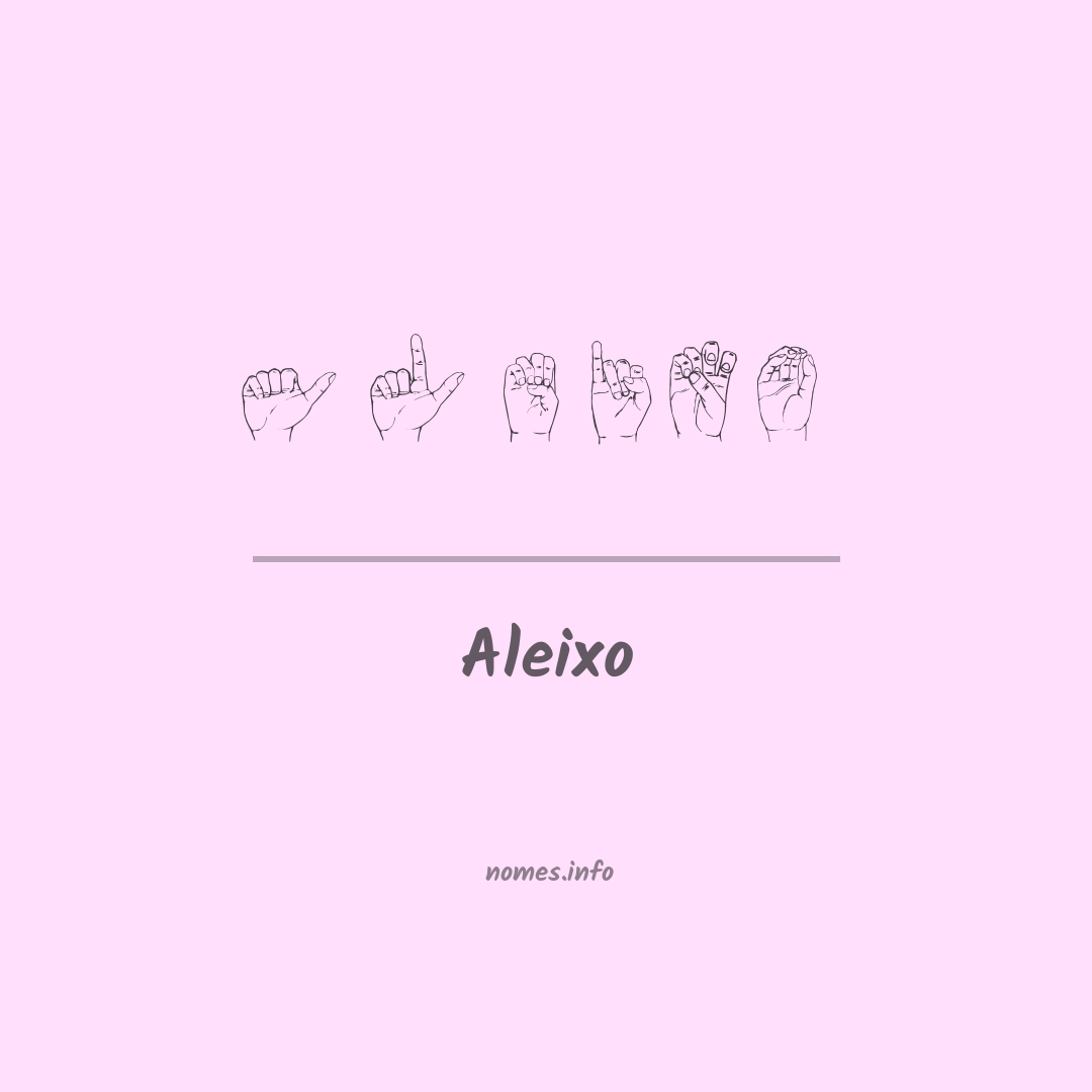 Aleixo em Libras