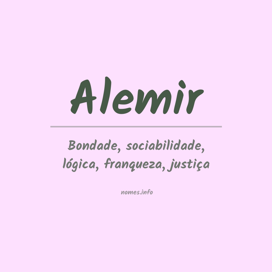 Significado do nome Alemir