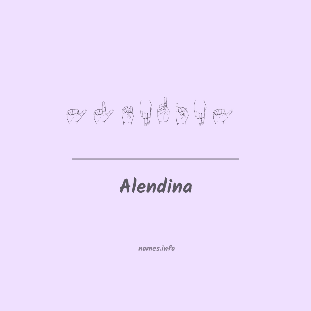 Alendina em Libras